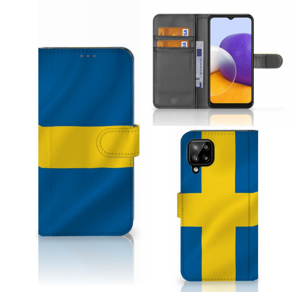 Samsung Galaxy A22 4G | M22 Bookstyle Case Zweden