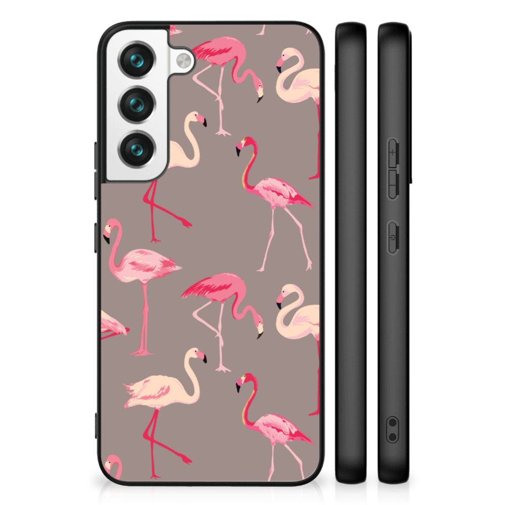 Samsung Galaxy S22 Dierenprint Telefoonhoesje Flamingo B2C Telecom