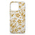 iPhone 16 Pro TPU Case Gouden Bloemen