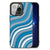 iPhone 13 Pro Back Case Waves Blue