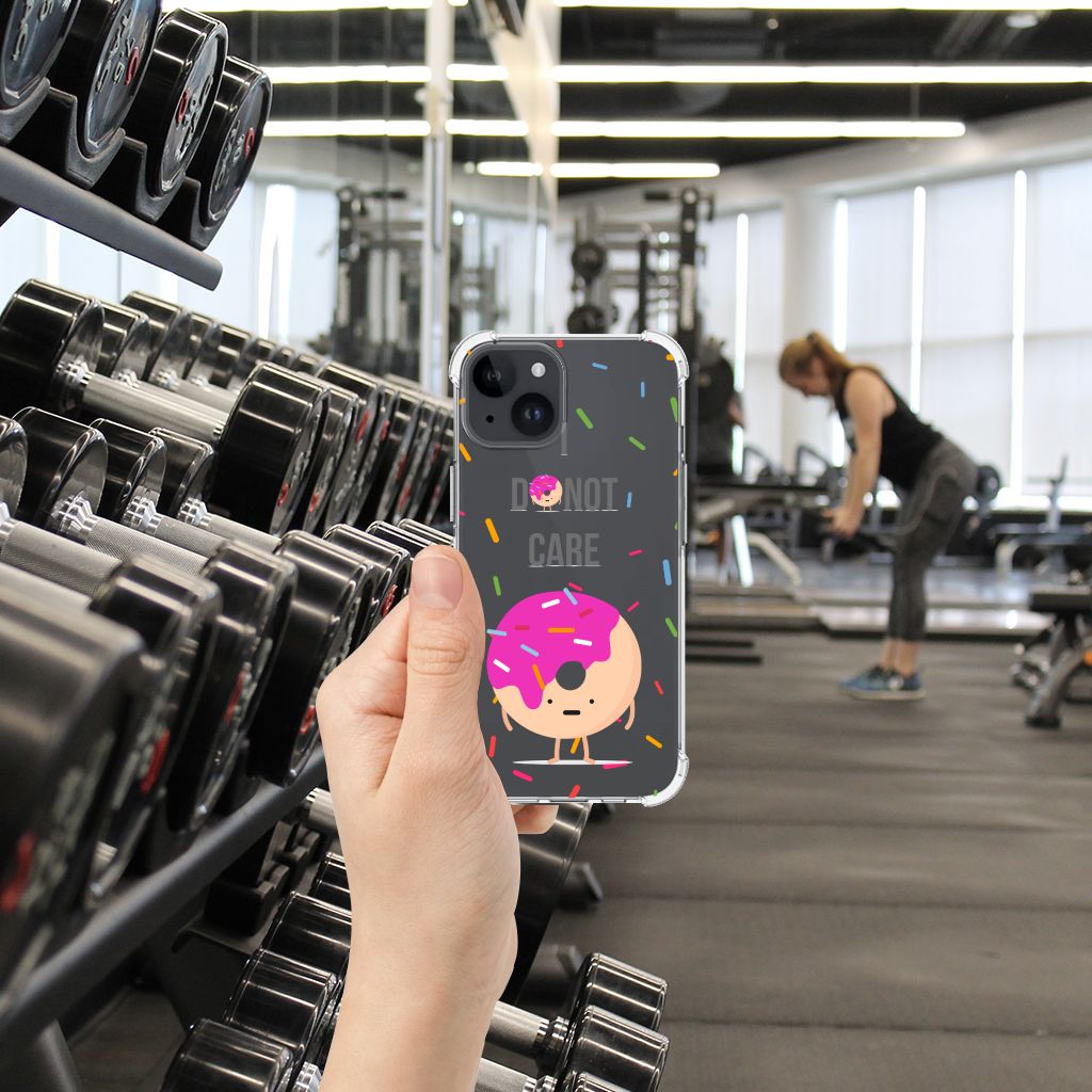 iPhone 15 Plus Beschermhoes Donut Roze B2C Telecom