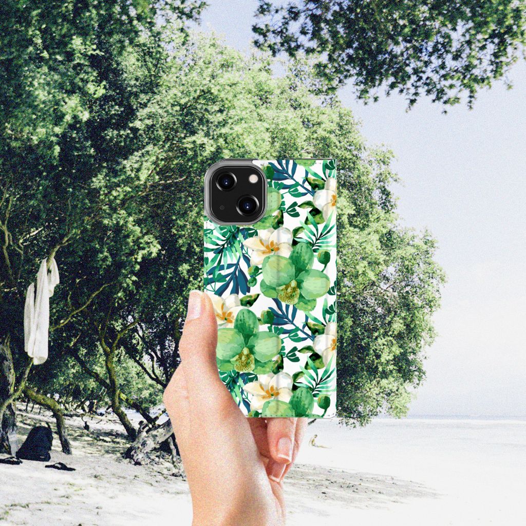 iPhone 14 Smart Cover Orchidee Groen - B2C Telecom