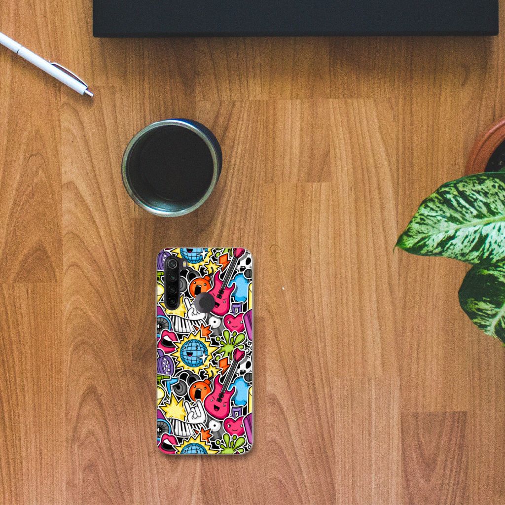 Xiaomi Redmi Note 8T Silicone Back Cover Punk Rock B2C Telecom