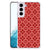 Samsung Galaxy S22 Doorzichtige Silicone Hoesje Batik Rood