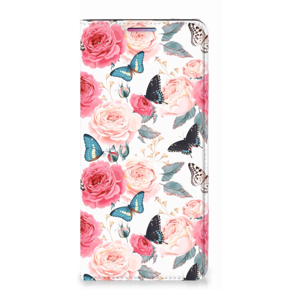 Motorola Moto G60s Smart Cover Butterfly Roses - B2C Telecom