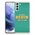Samsung Galaxy S21 Plus Siliconen hoesje met naam Quote Begin B2C Telecom