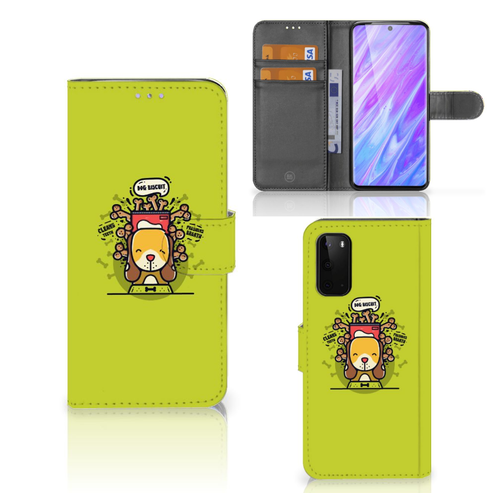 Samsung Galaxy S20 Leuk Hoesje Doggy Biscuit