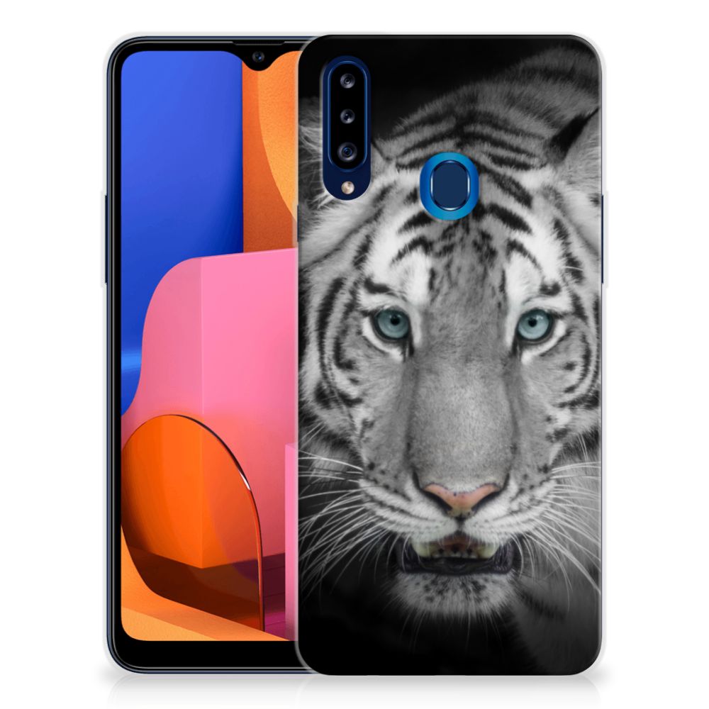Samsung Galaxy A20s TPU Hoesje Tijger