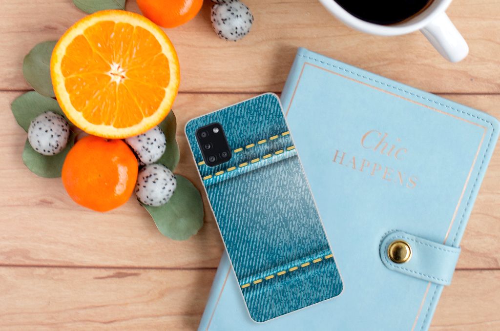 Samsung Galaxy A31 Silicone Back Cover Jeans B2C Telecom