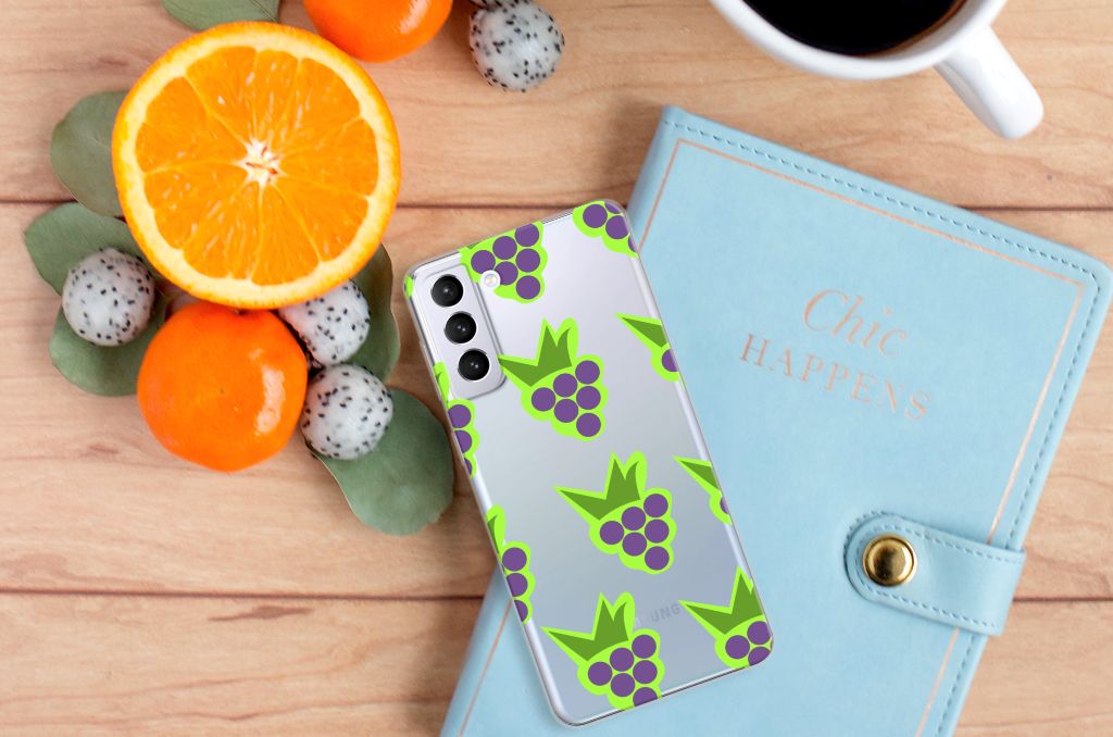Samsung Galaxy S21 Plus Siliconen Case Druiven B2C Telecom
