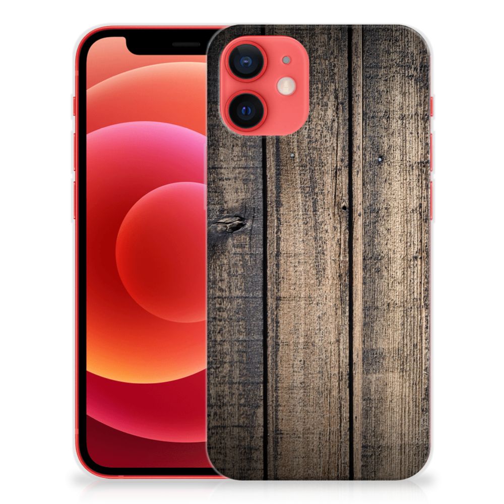 iPhone 12 Mini Bumper Hoesje Steigerhout B2C Telecom