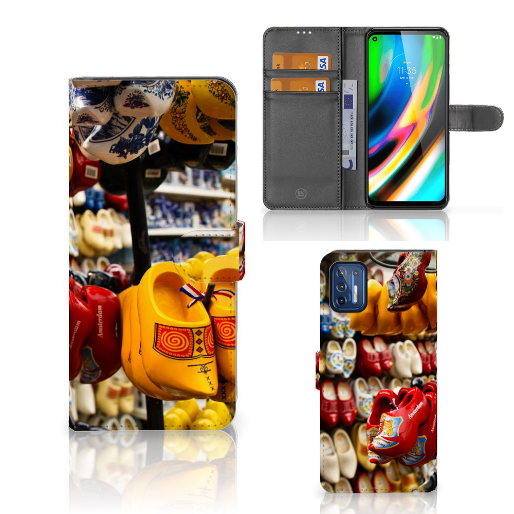 Motorola Moto G9 Plus Flip Cover Klompen