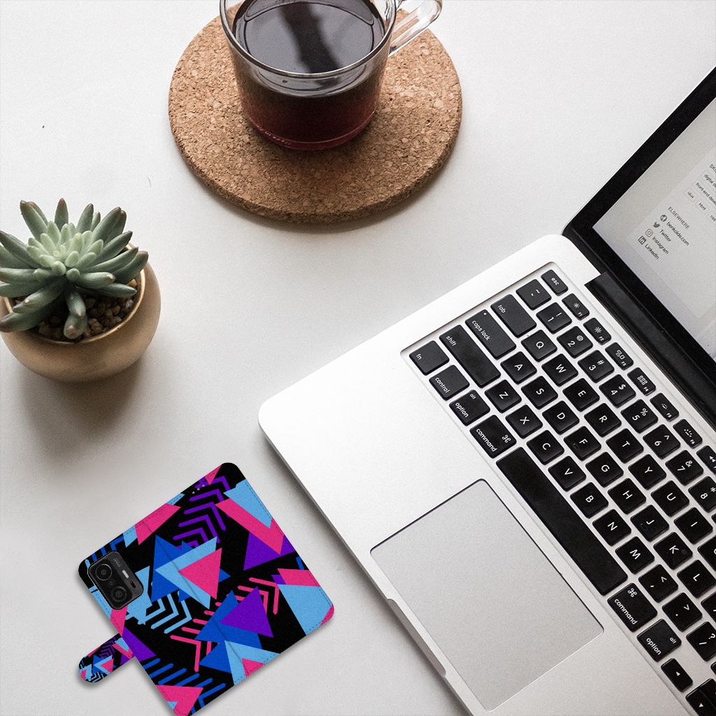 Xiaomi 11T | 11T Pro Book Case Funky Triangle