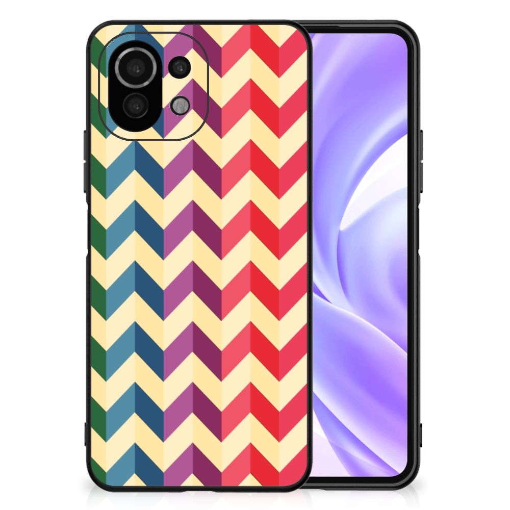 Xiaomi 11 Lite 5G NE | Mi 11 Lite Back Case Zigzag Multi Color B2C Telecom