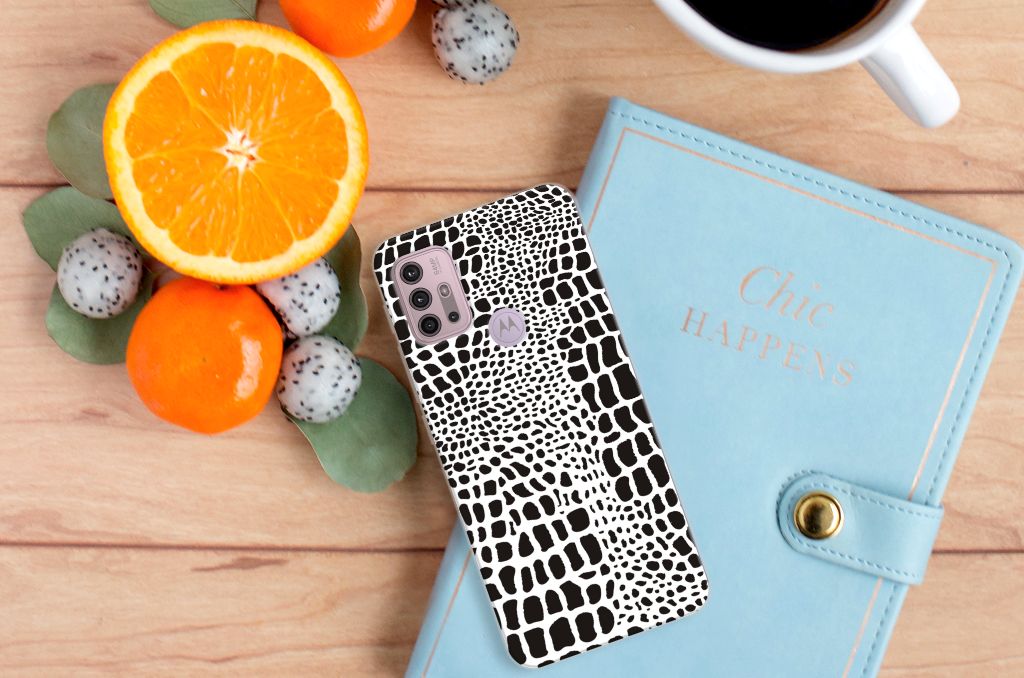 Motorola Moto G30 | G10 TPU Hoesje Slangenprint B2C Telecom