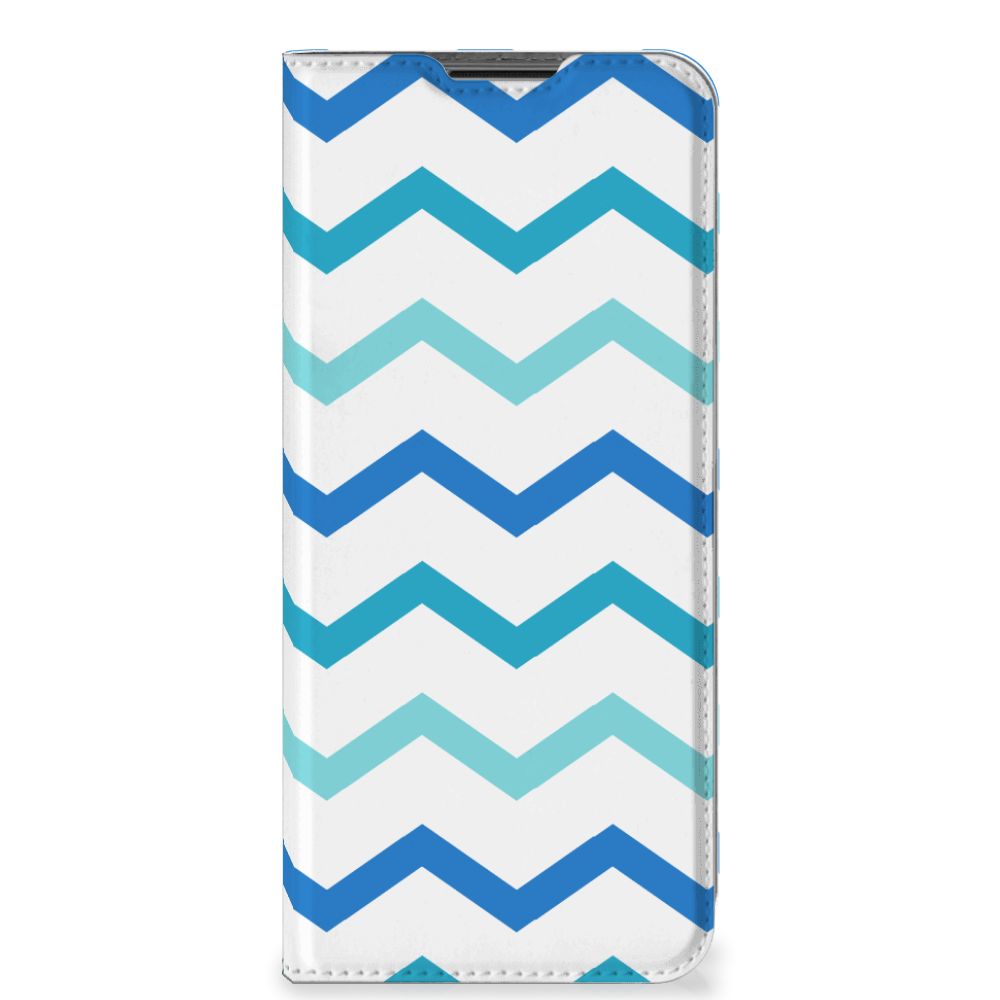 Nokia G50 Hoesje met Magneet Zigzag Blauw - B2C Telecom