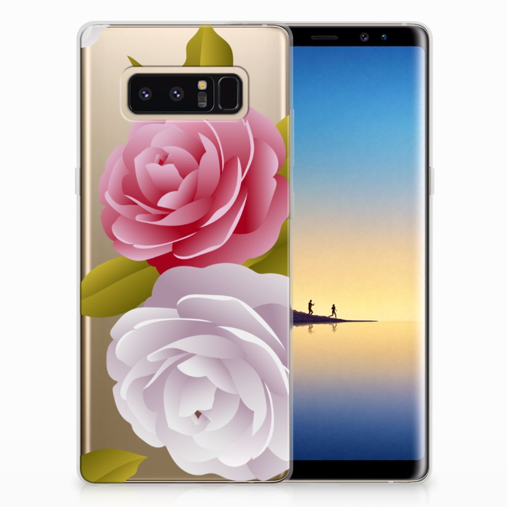 Samsung Galaxy Note 8 TPU Case Roses