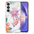 Samsung Galaxy A55 TPU Hoesje Bird Flowers