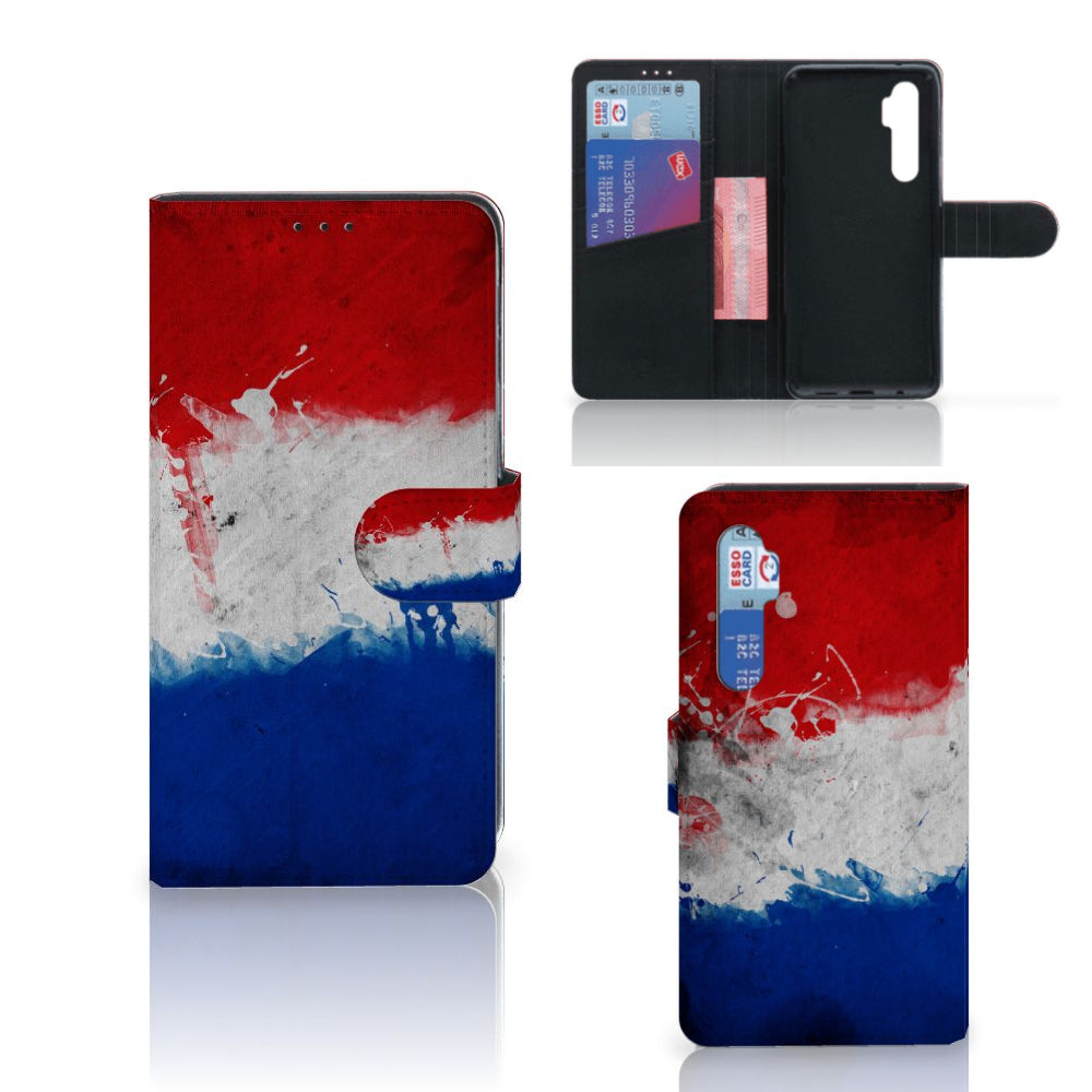 Xiaomi Mi Note 10 Lite Bookstyle Case Nederland met Nederlandse vlag design en pasjeshouder