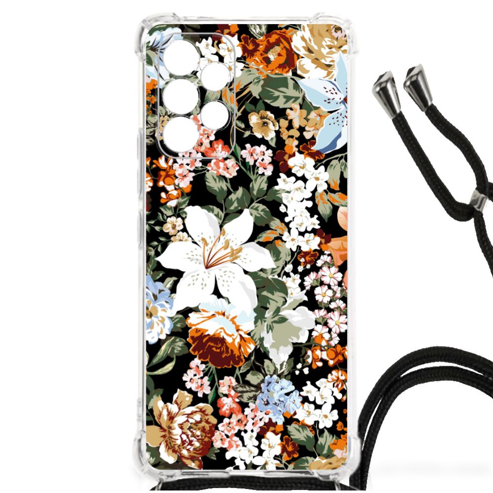 Case voor Samsung Galaxy A53 Dark Flowers