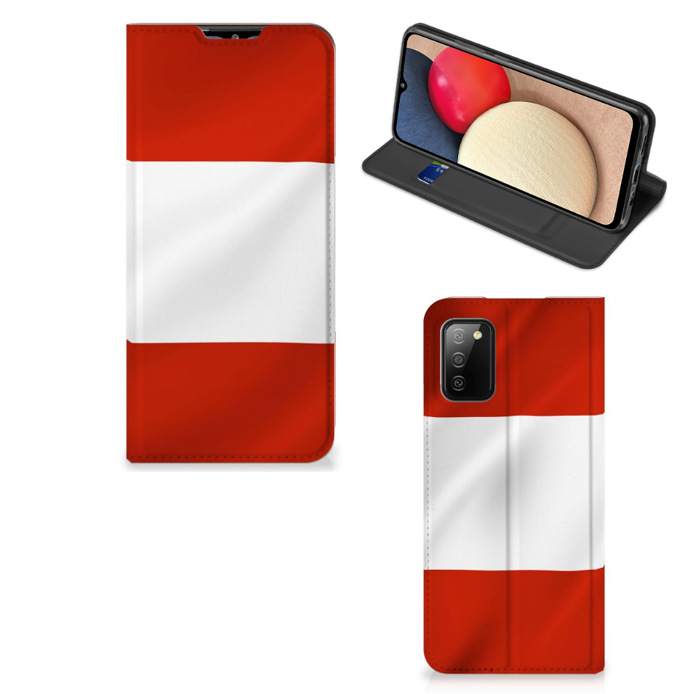 Samsung Galaxy M02s | A02s Standcase Oostenrijk - B2C Telecom