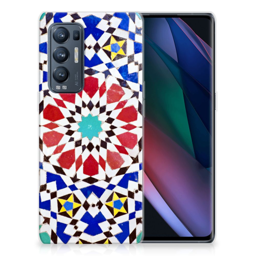 OPPO Find X3 Neo TPU Siliconen Hoesje Mozaïek