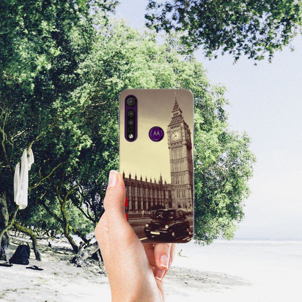 Motorola One Macro Siliconen Back Cover Londen B2C Telecom