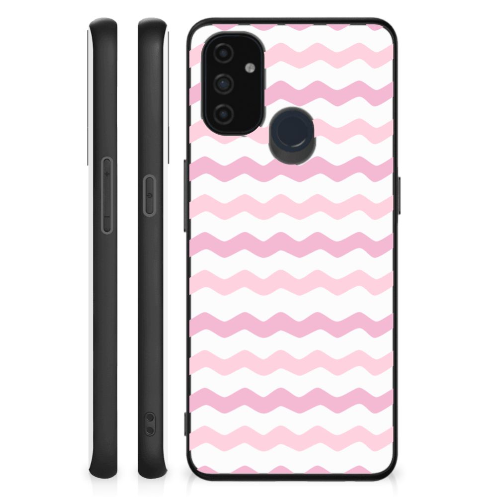OnePlus Nord N100 Back Case Waves Roze B2C Telecom