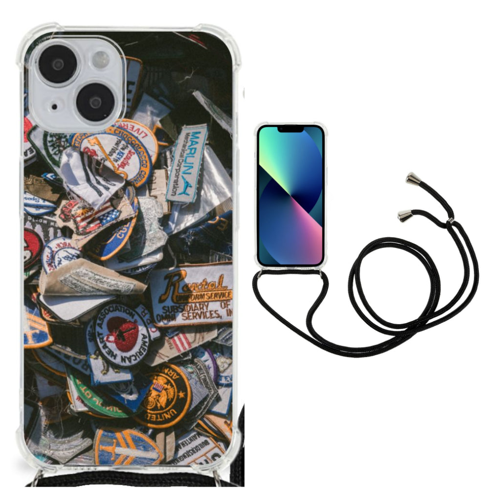 iPhone 14 Anti-shock Hoesje met foto Badges
