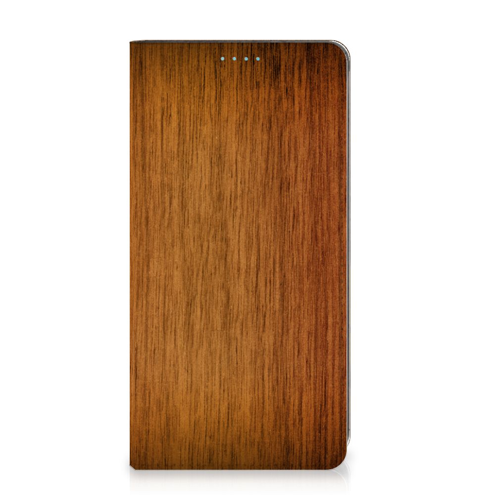 Samsung Galaxy A53 Book Wallet Case Donker Hout