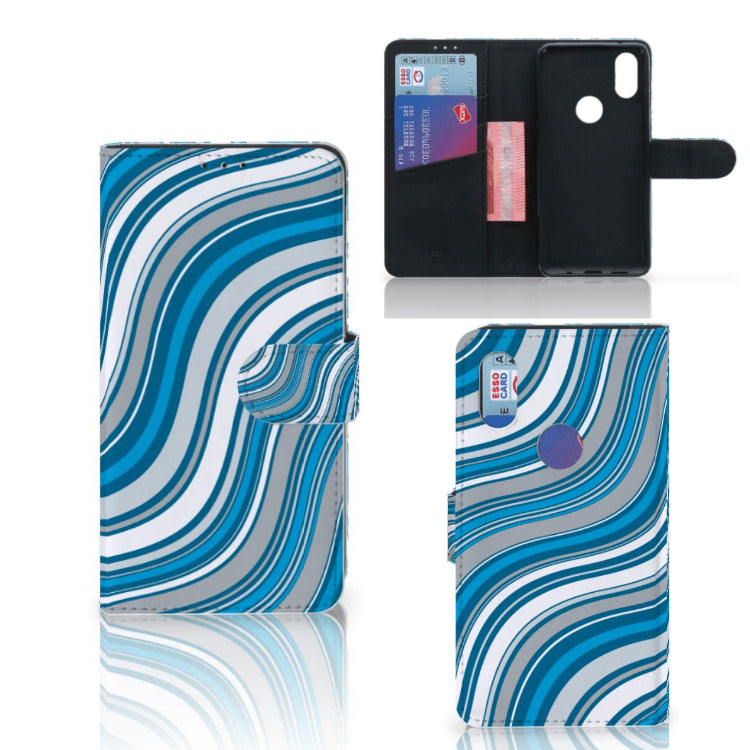 Xiaomi Mi Mix 2s Telefoon Hoesje Waves Blue