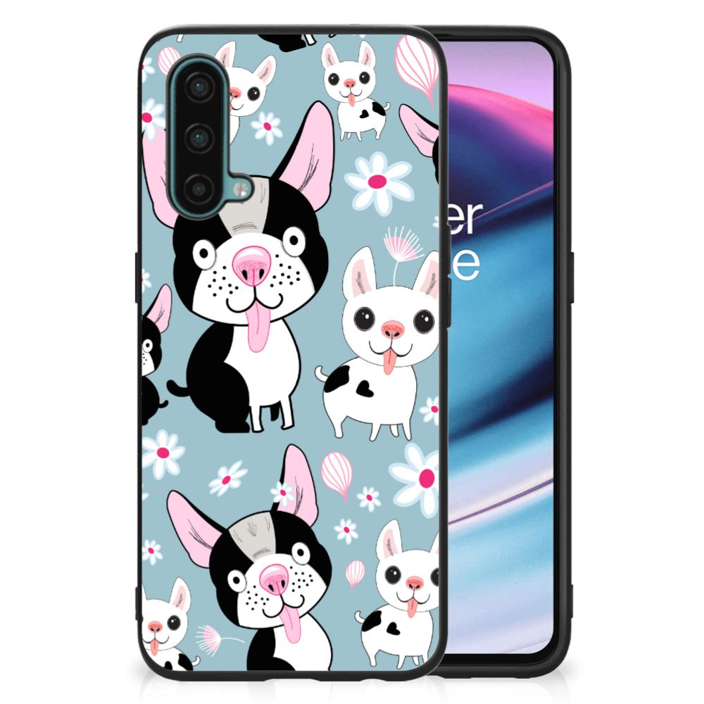 OnePlus Nord CE 5G Dierenprint Telefoonhoesje Hondjes B2C Telecom