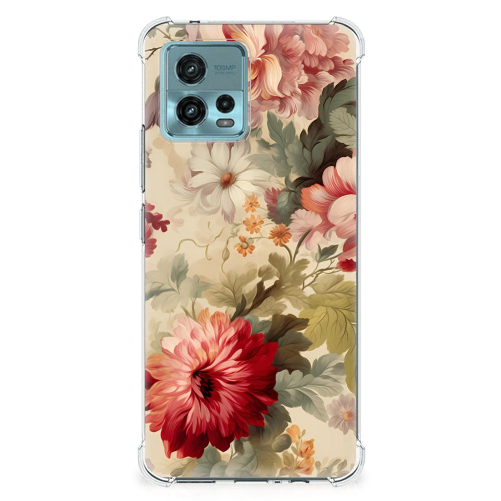 Case voor otorola Moto G72 Bloemen