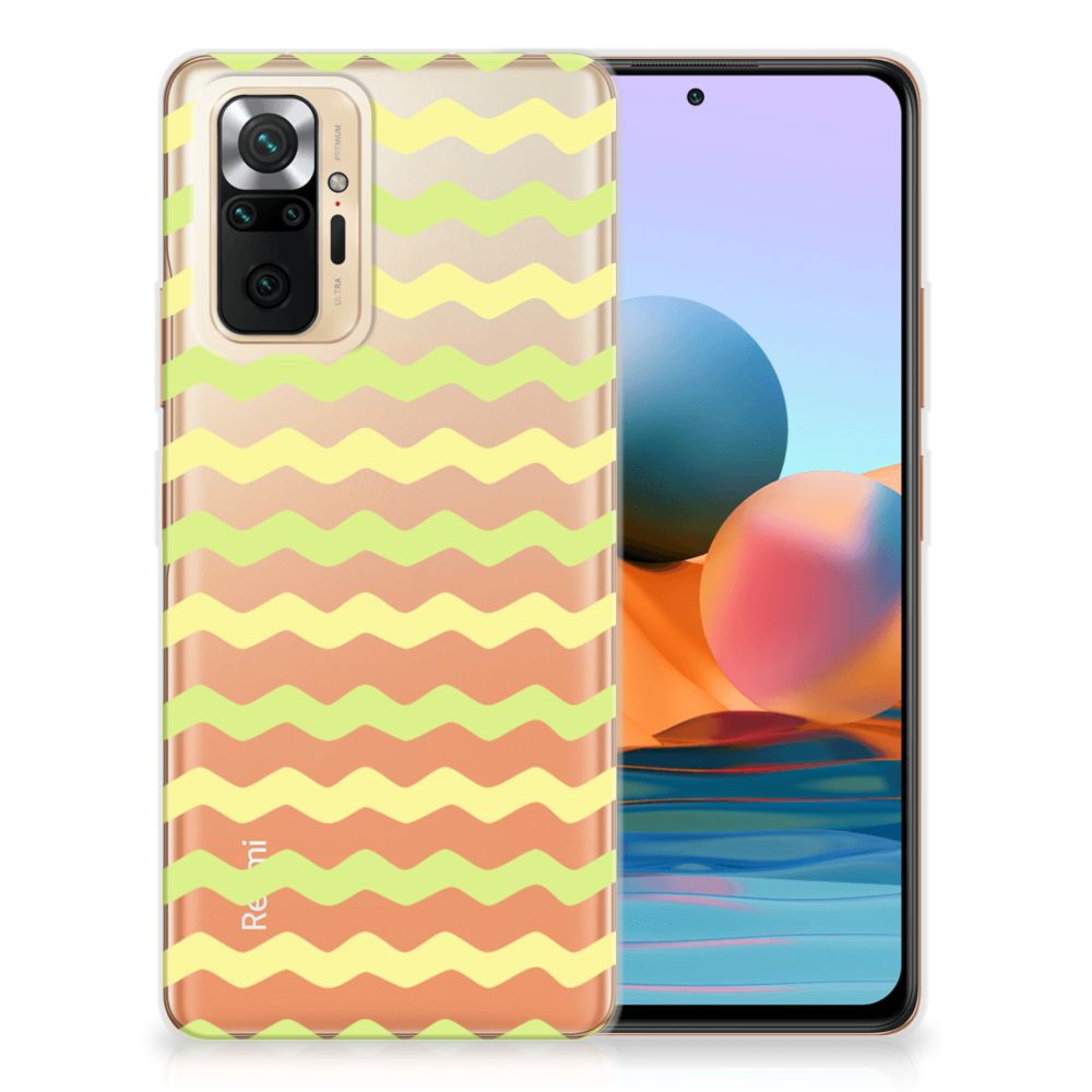 Xiaomi Redmi Note 10 Pro TPU bumper Waves Yellow B2C Telecom