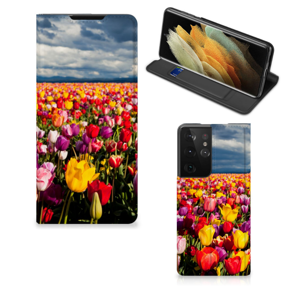 Samsung Galaxy S21 Ultra Smart Cover Tulpen - B2C Telecom