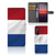 Sony Xperia 5II Bookstyle Case Nederlandse Vlag met pasjes, design van de Nederlandse vlag.