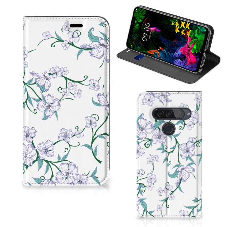 LG G8s Thinq Uniek Smart Cover Blossom White - B2C Telecom