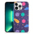 iPhone 13 Pro Max Silicone Back Cover Space met kleurrijke planeten en ruimteschepen đ