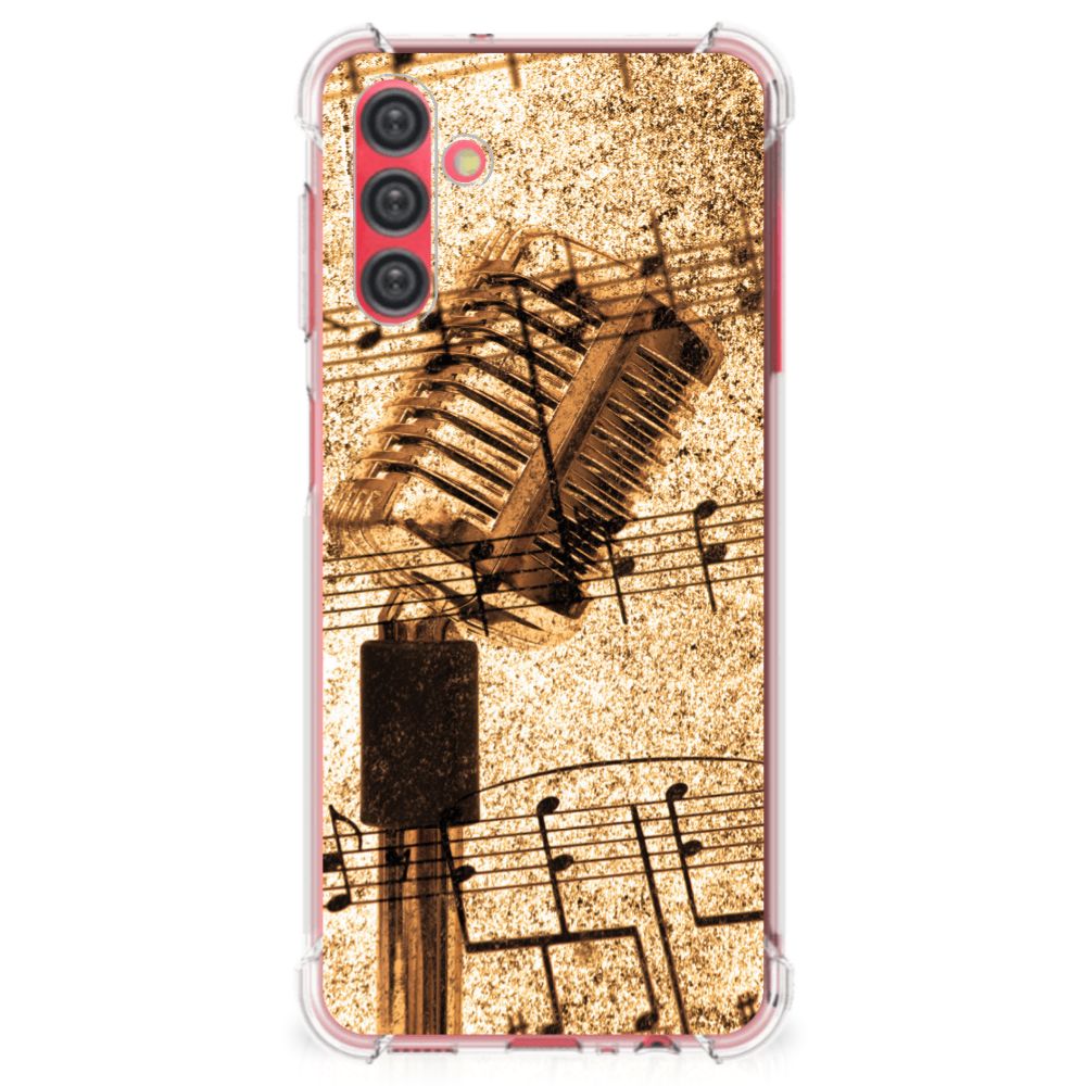 Samsung Galaxy A13 5G | A04s Anti-shock Hoesje met foto Bladmuziek