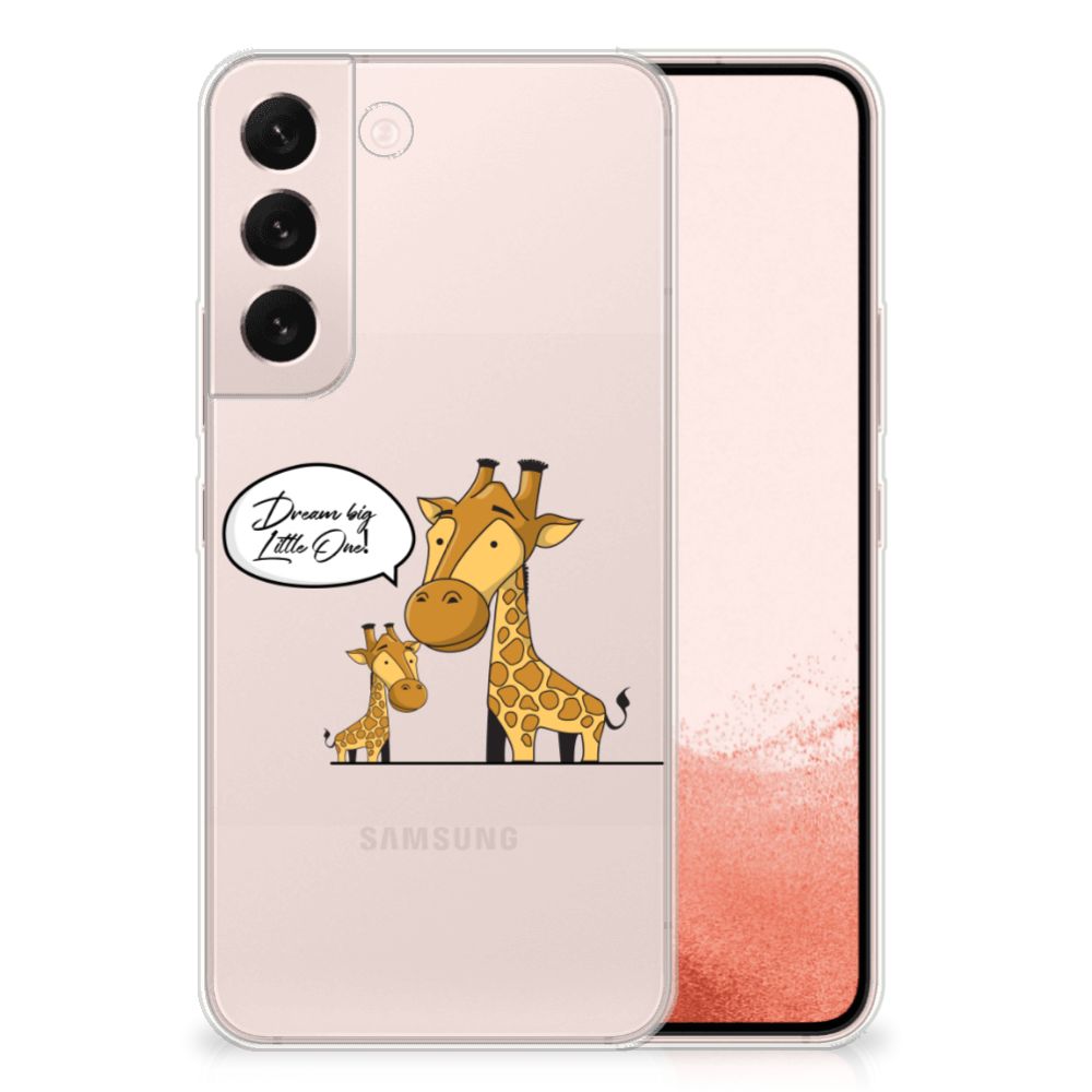 Samsung Galaxy S22 Telefoonhoesje met Naam Giraffe