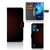 Motorola G8 Power Lite Telefoon Hoesje Geruit Rood