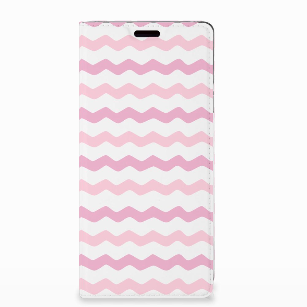 Samsung Galaxy Note 9 Hoesje met Magneet Waves Roze