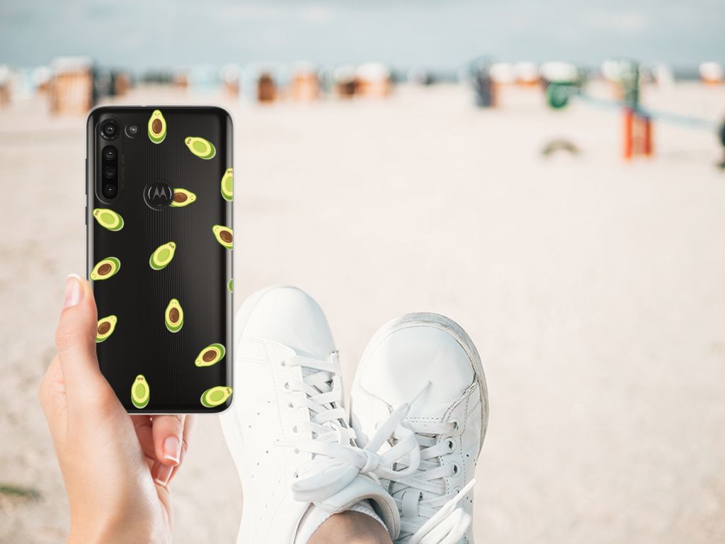 Motorola Moto G8 Power Siliconen Case Avocado B2C Telecom