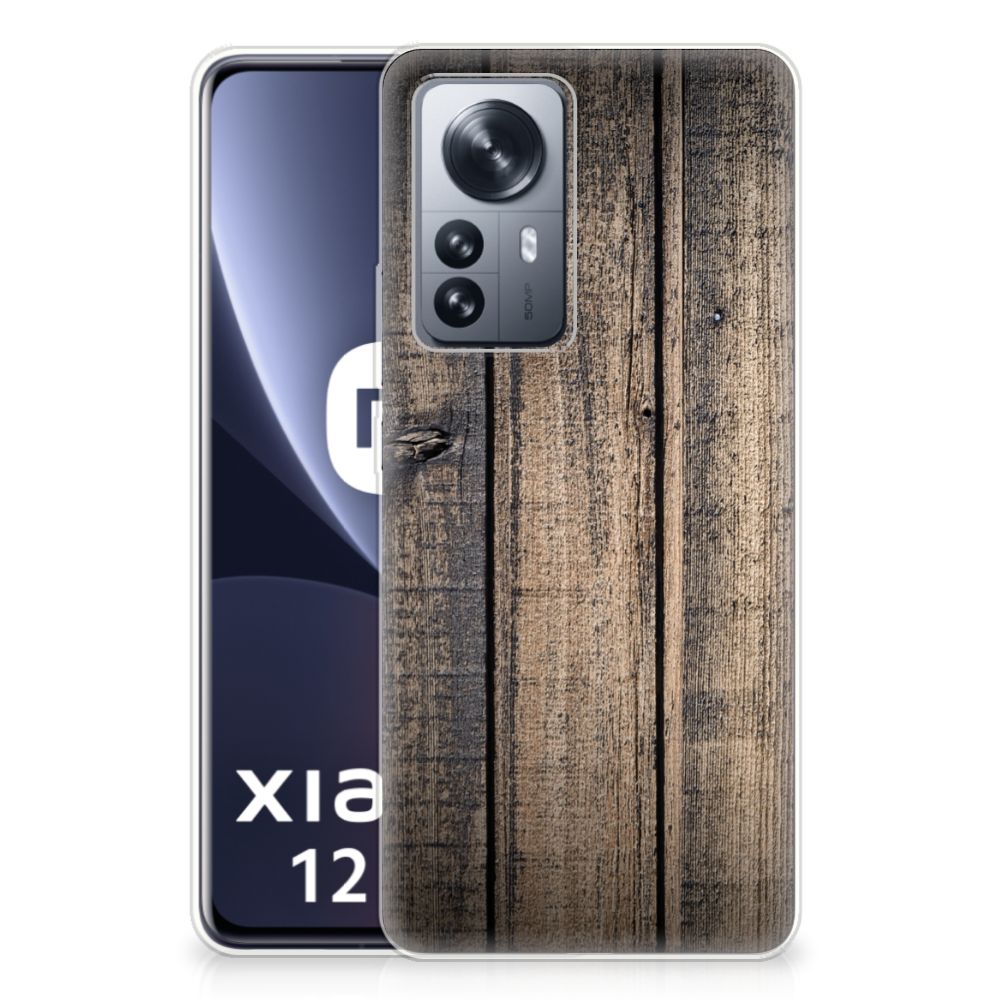Xiaomi 12 Pro Bumper Hoesje Steigerhout B2C Telecom