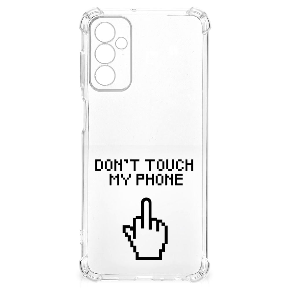 Samsung Galaxy M13 4G | M23 Anti Shock Case Finger Don't Touch My Phone B2C Telecom