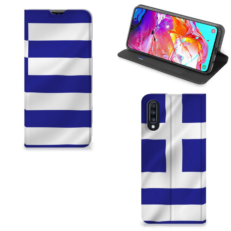 Samsung Galaxy A70 Standcase Griekenland
