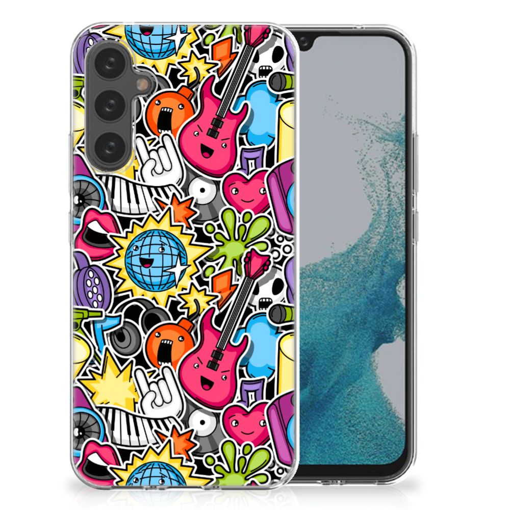 Samsung Galaxy A34 Silicone Back Cover Punk Rock