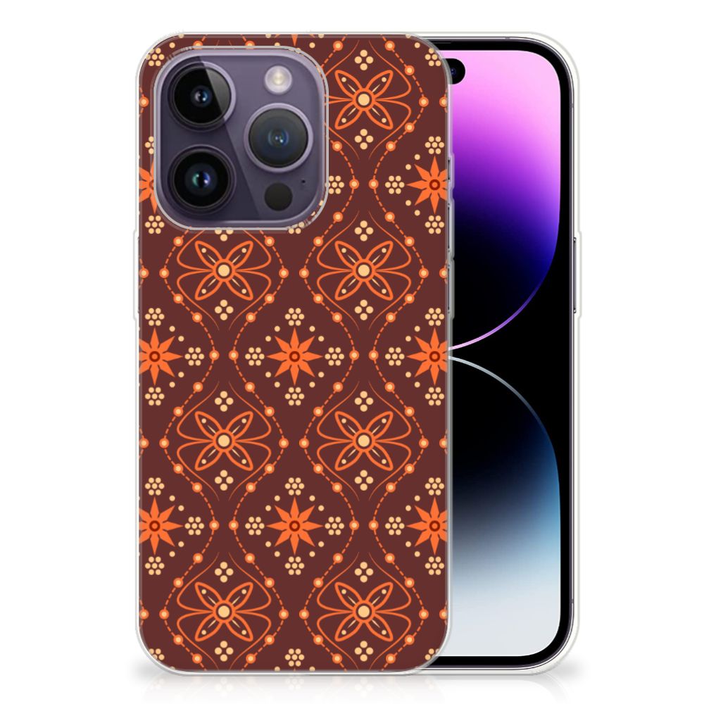 Apple iPhone 14 Pro TPU bumper Batik Brown B2C Telecom