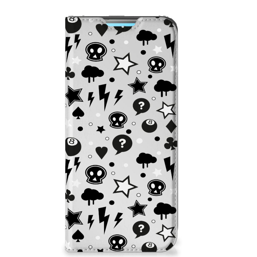 Mobiel BookCase Xiaomi Redmi 10 Silver Punk - B2C Telecom