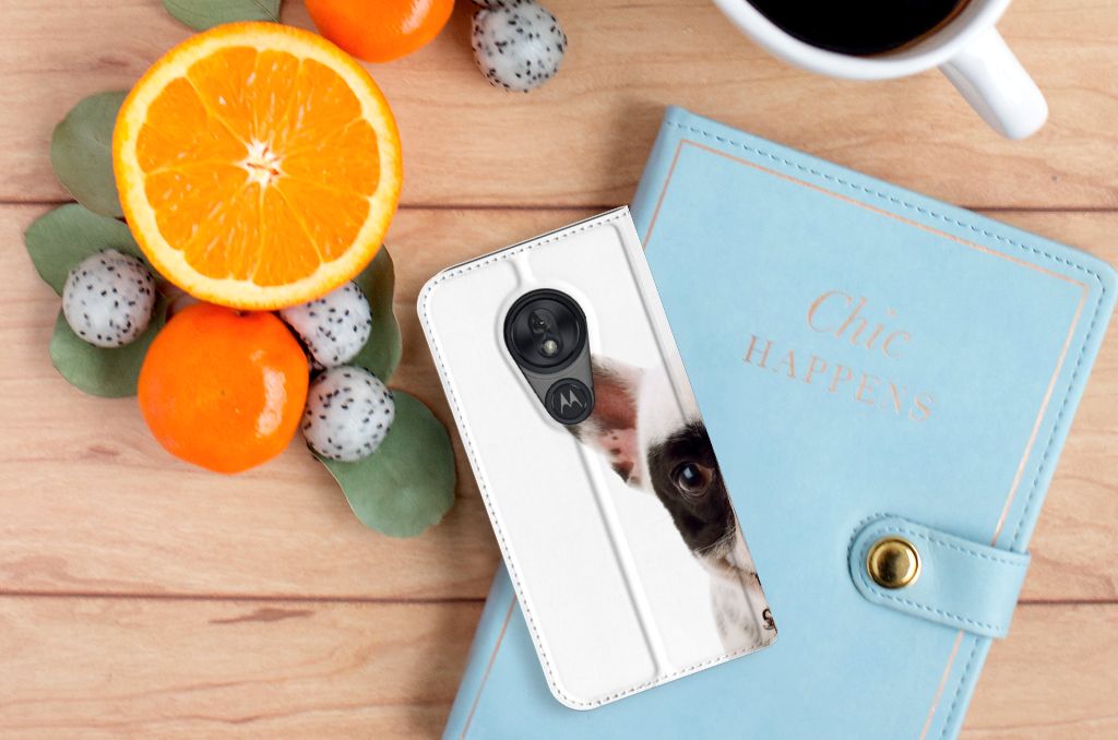 Motorola Moto G7 Play Hoesje maken Franse Bulldog - B2C Telecom